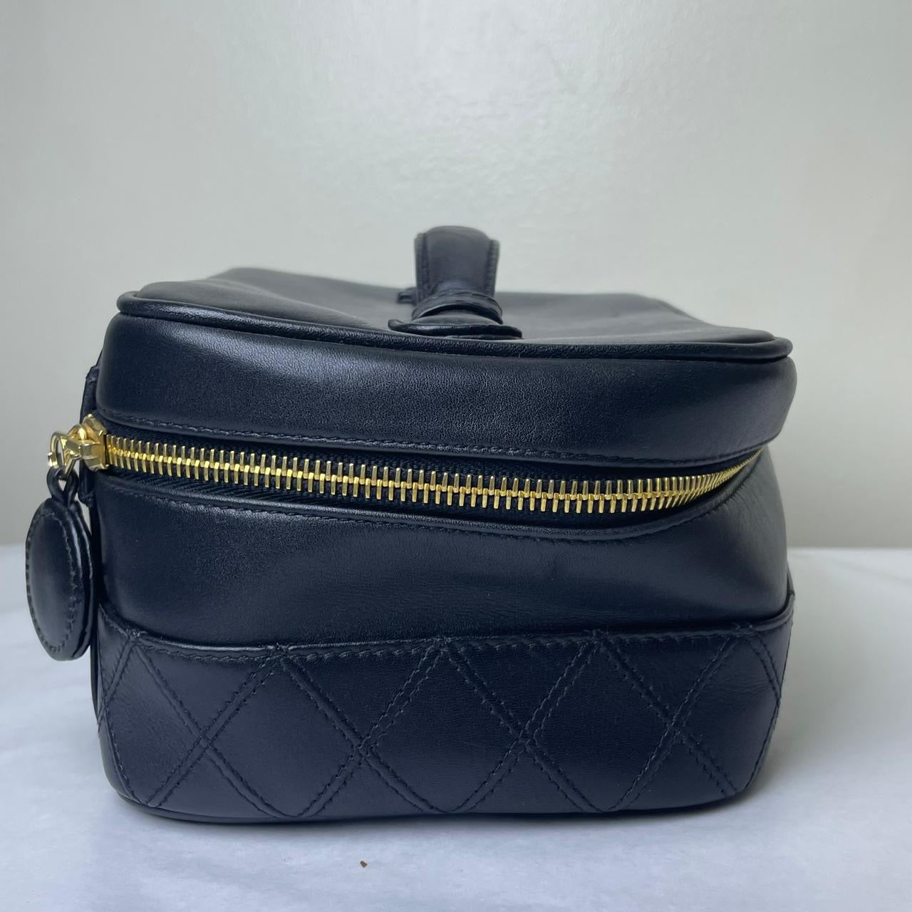 Chanel Leather Vanity Bag