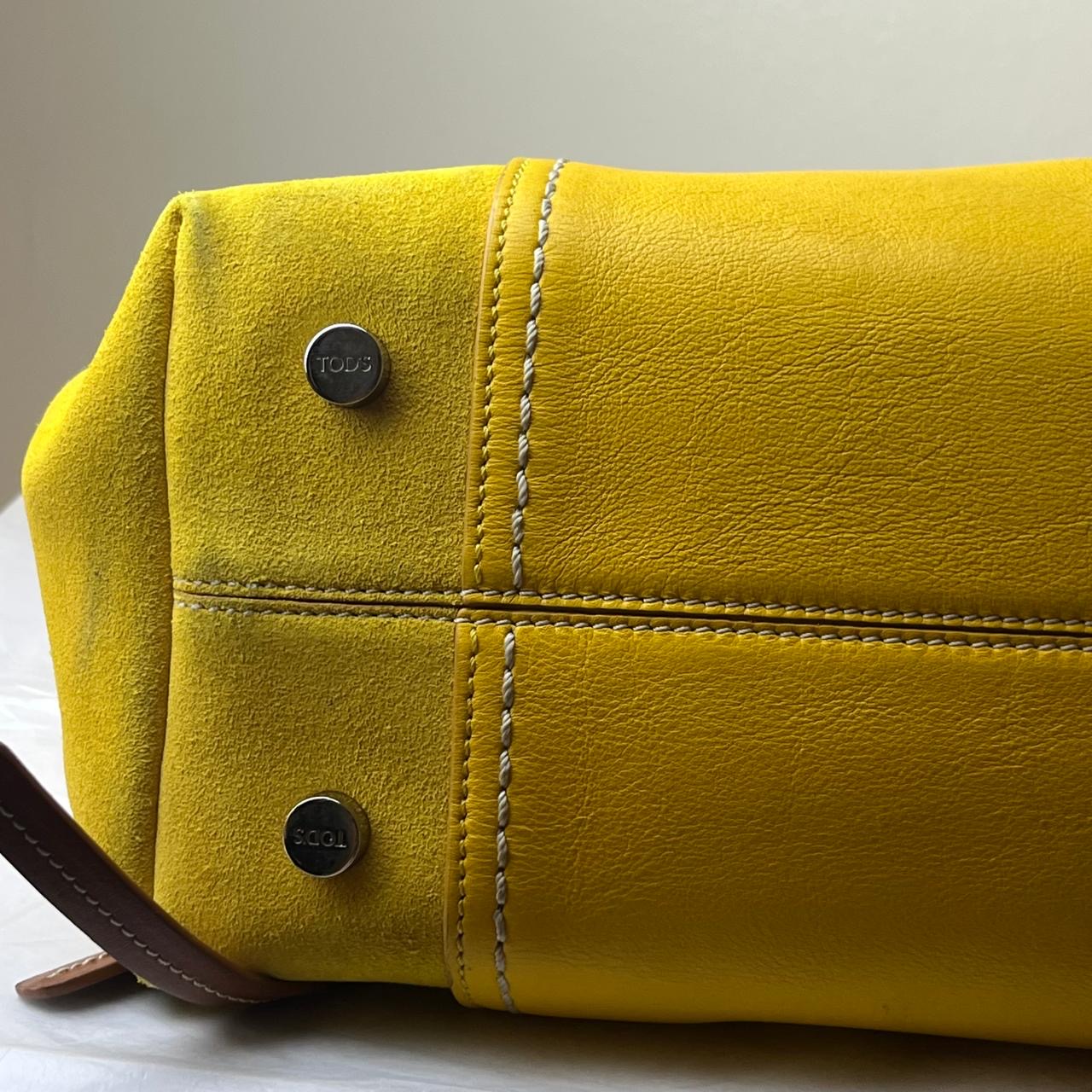 Tods Yellow Tote Bag