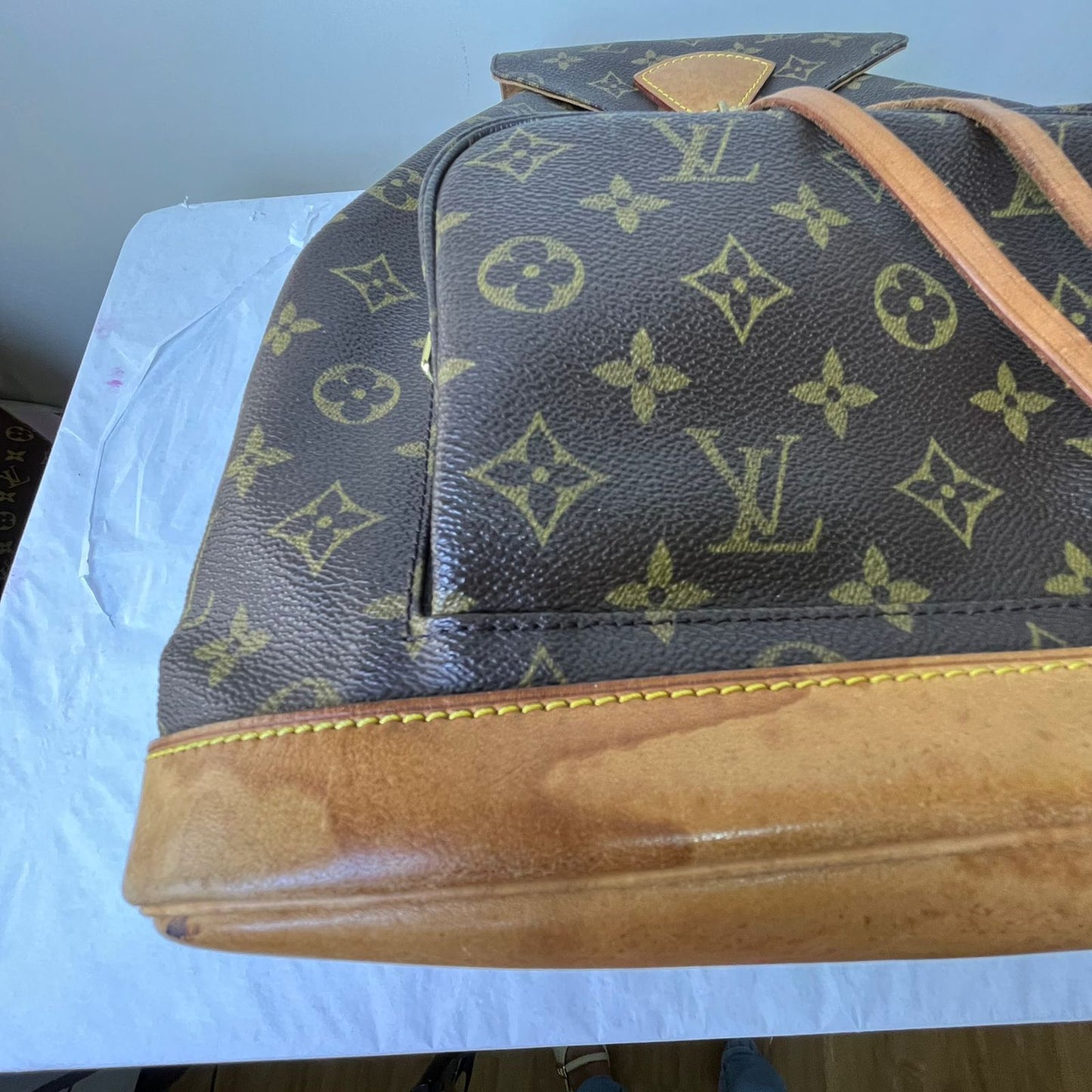 Louis Vuitton Montsouris GM Monogram Canvas β 15.0"H x 12.2"L x 5.1"W