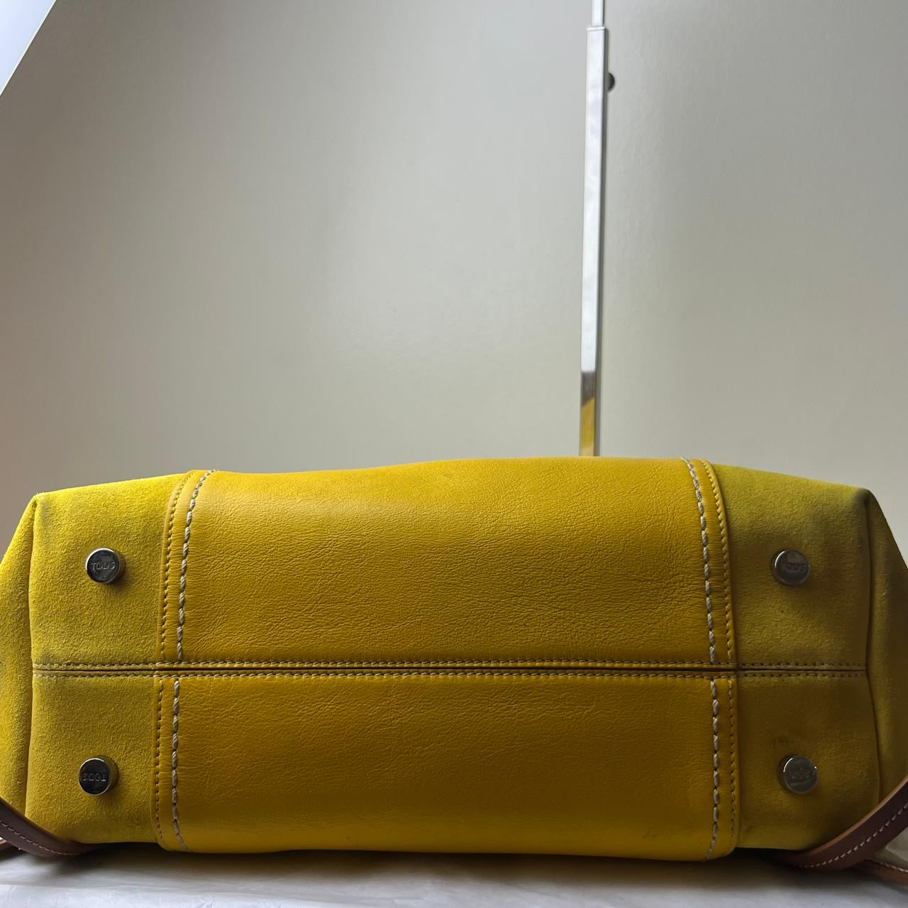 Tods Yellow Tote Bag