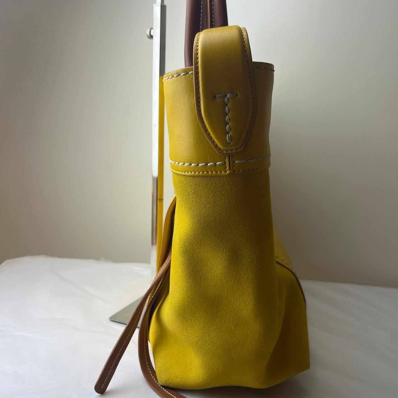 Tods Yellow Tote Bag