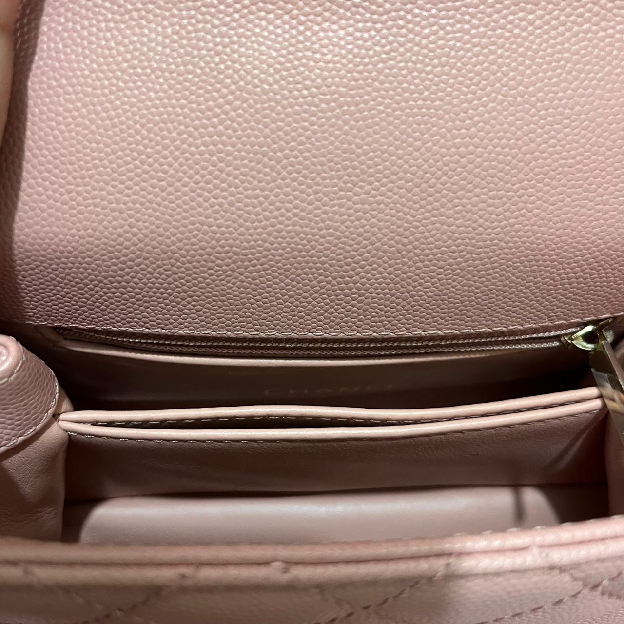 Coco Handle Bag – Light Pink 6.5"H x 9.5"L x 3"W
