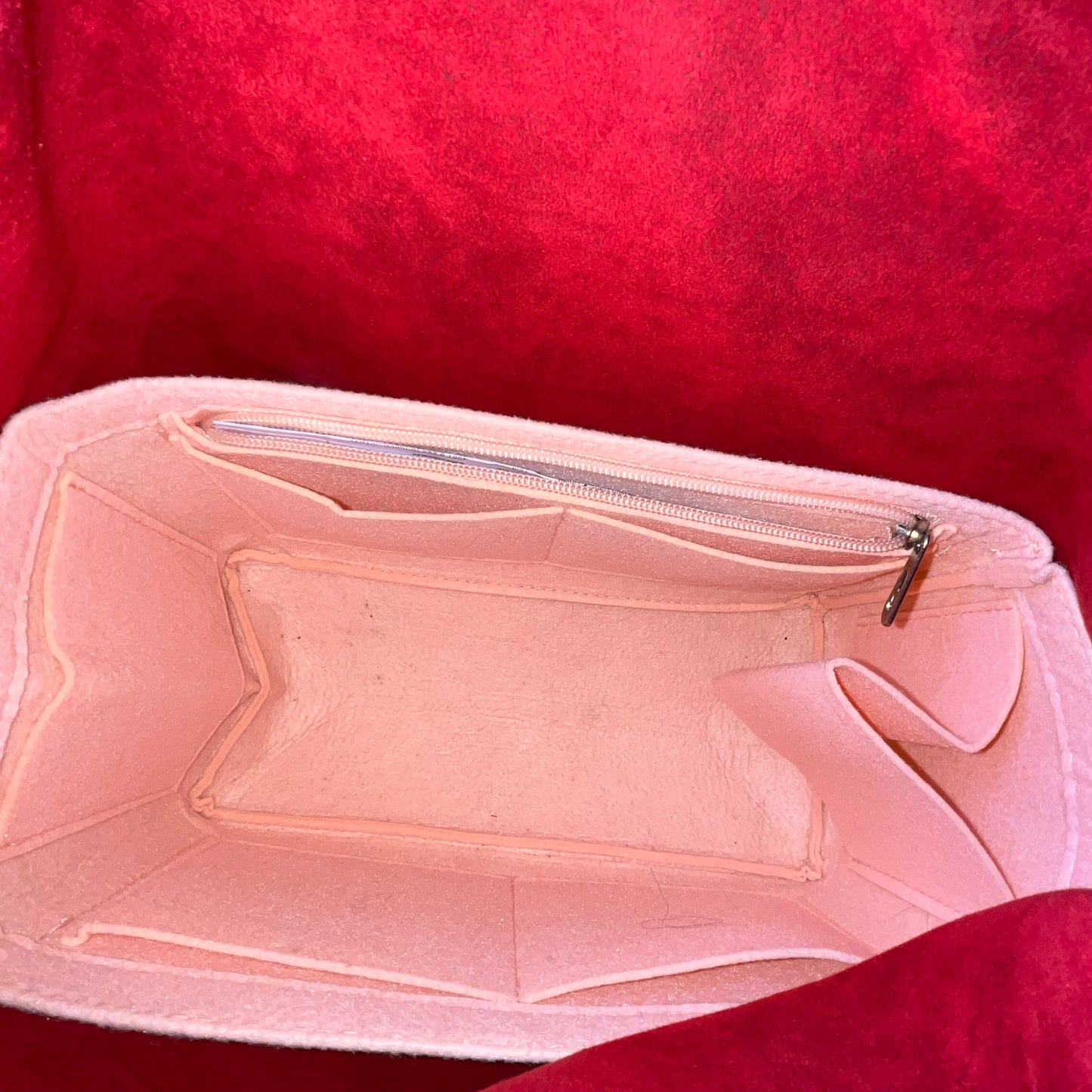 Louis Vuitton Noe MM Epi Red – 10.6"H x 13.4"L x 7.5"W