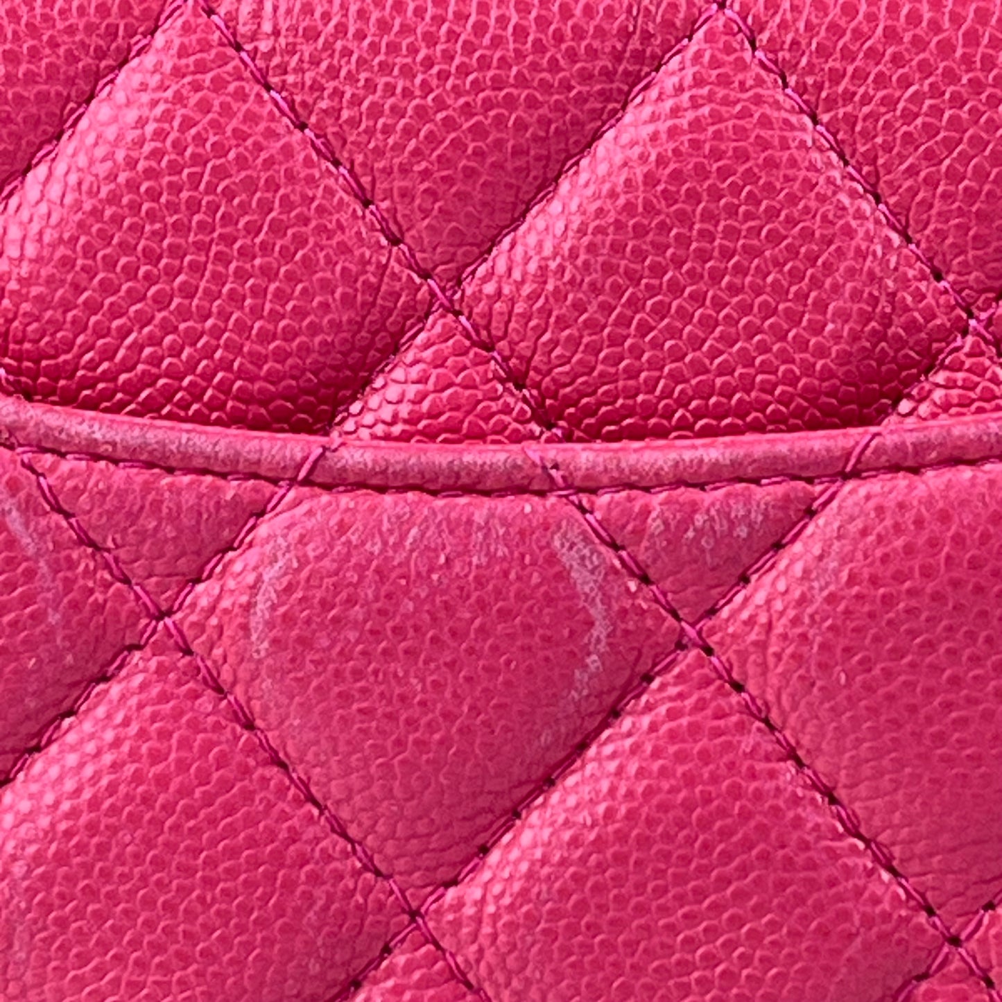 Chanel Wallet on Chain Pink – 4.8"H x 7.5"L x 1.4"W