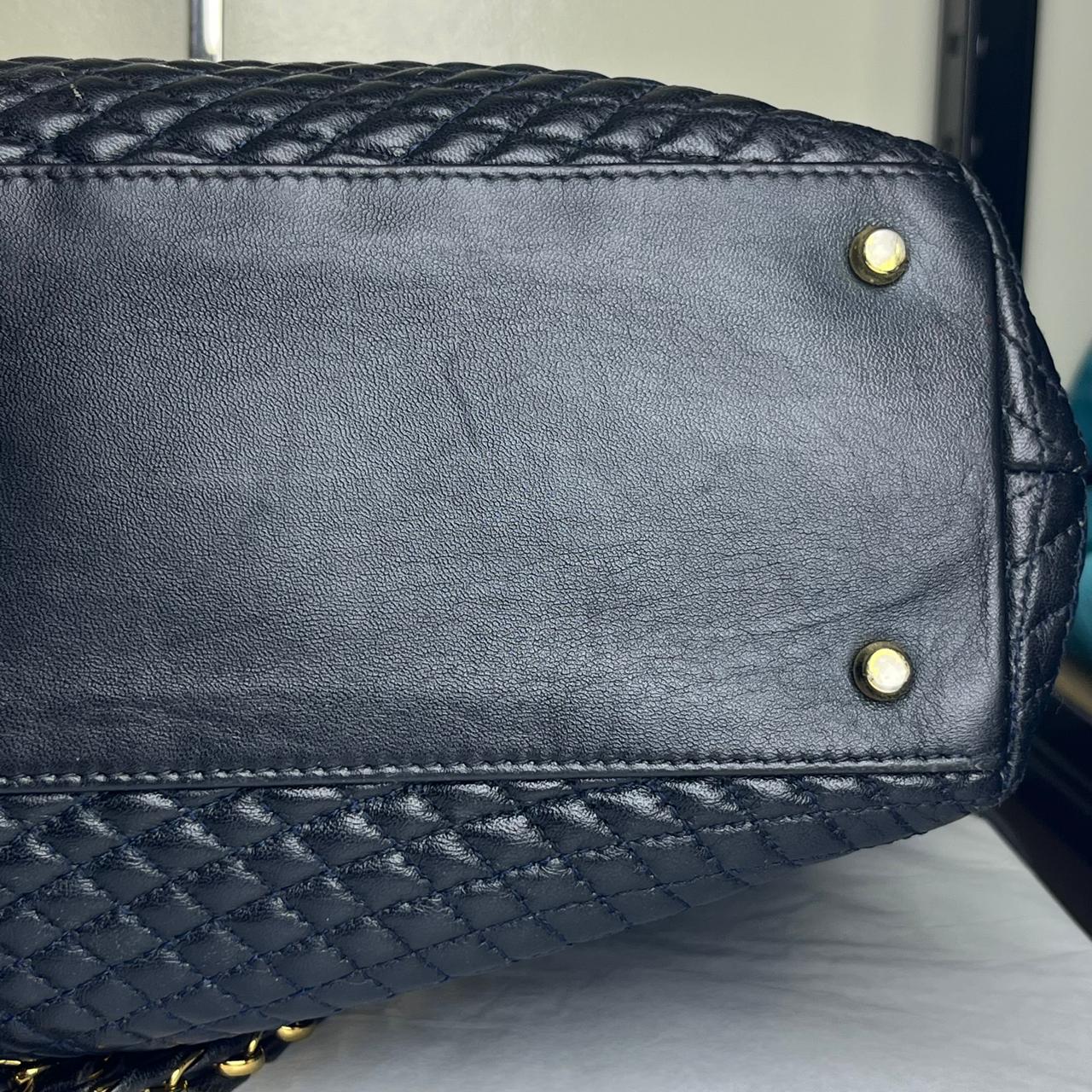 Bally Quilted Lambskin Tote Black