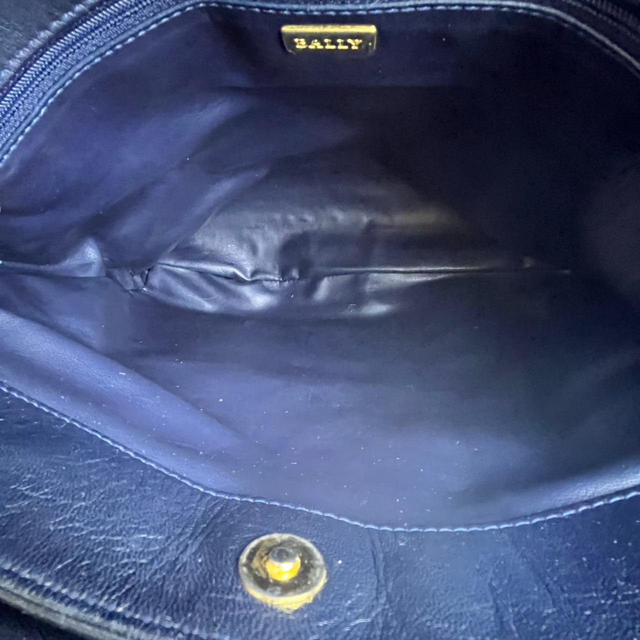 Bally Quilted Lambskin Tote Black