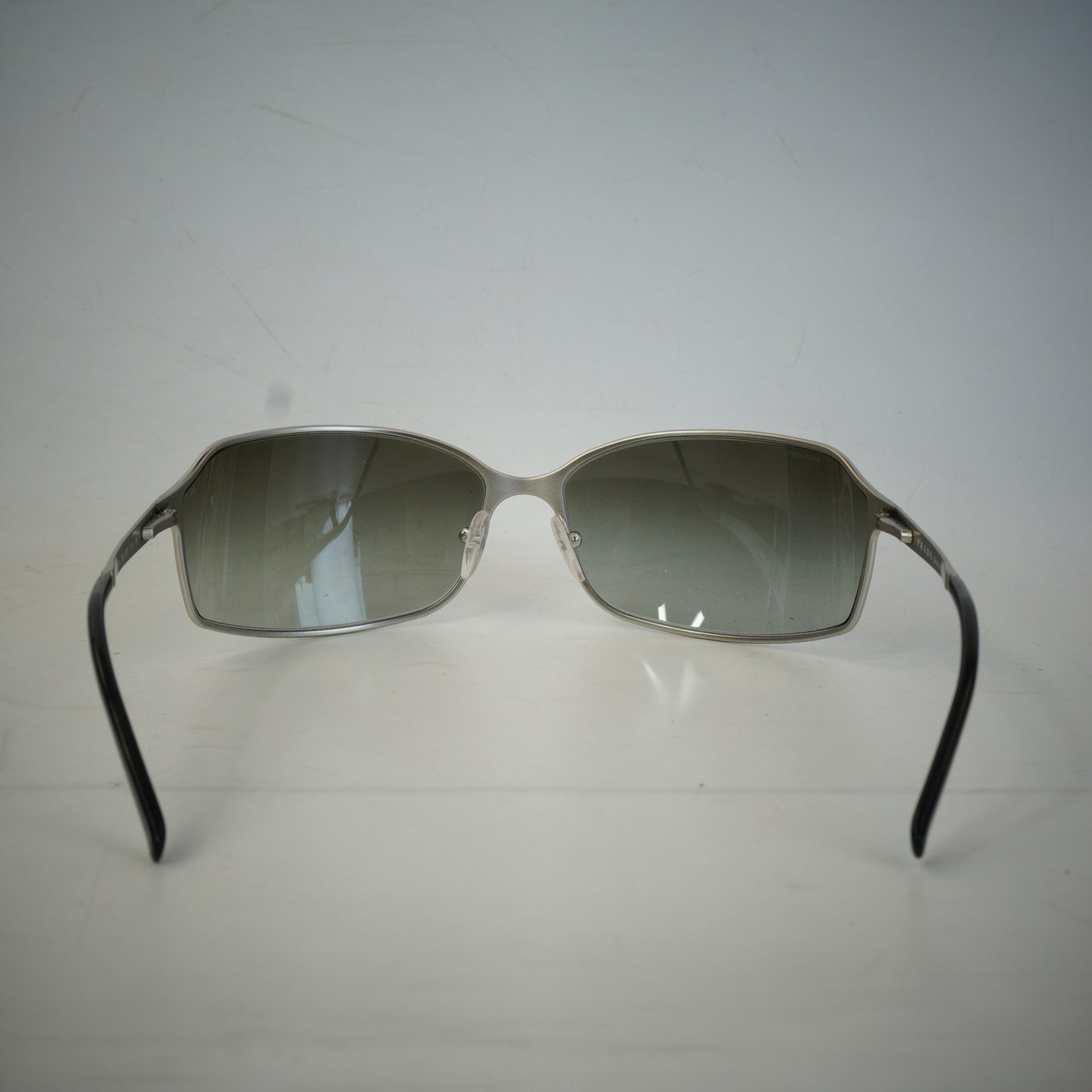 Prada Silver-Tone Metal Frame Sunglasses
