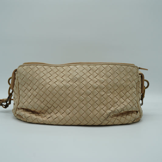 Bottega Veneta Intrecciato Leather Shoulder Bag Medium GHW
