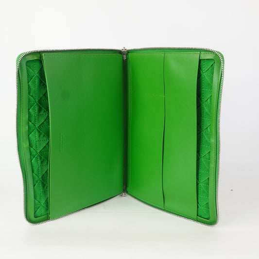Bottega Veneta Green Document Case Small SHW