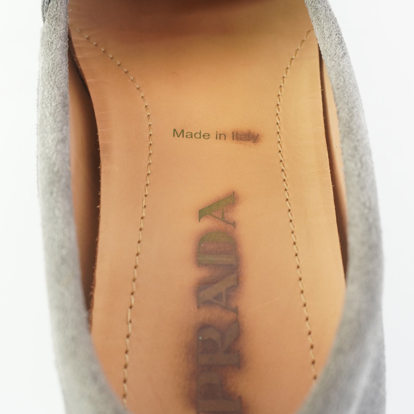 Prada Suede Bow Loafer S.35