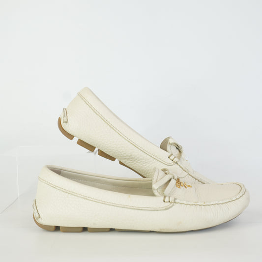 Prada Leather Driving Loafer S.35