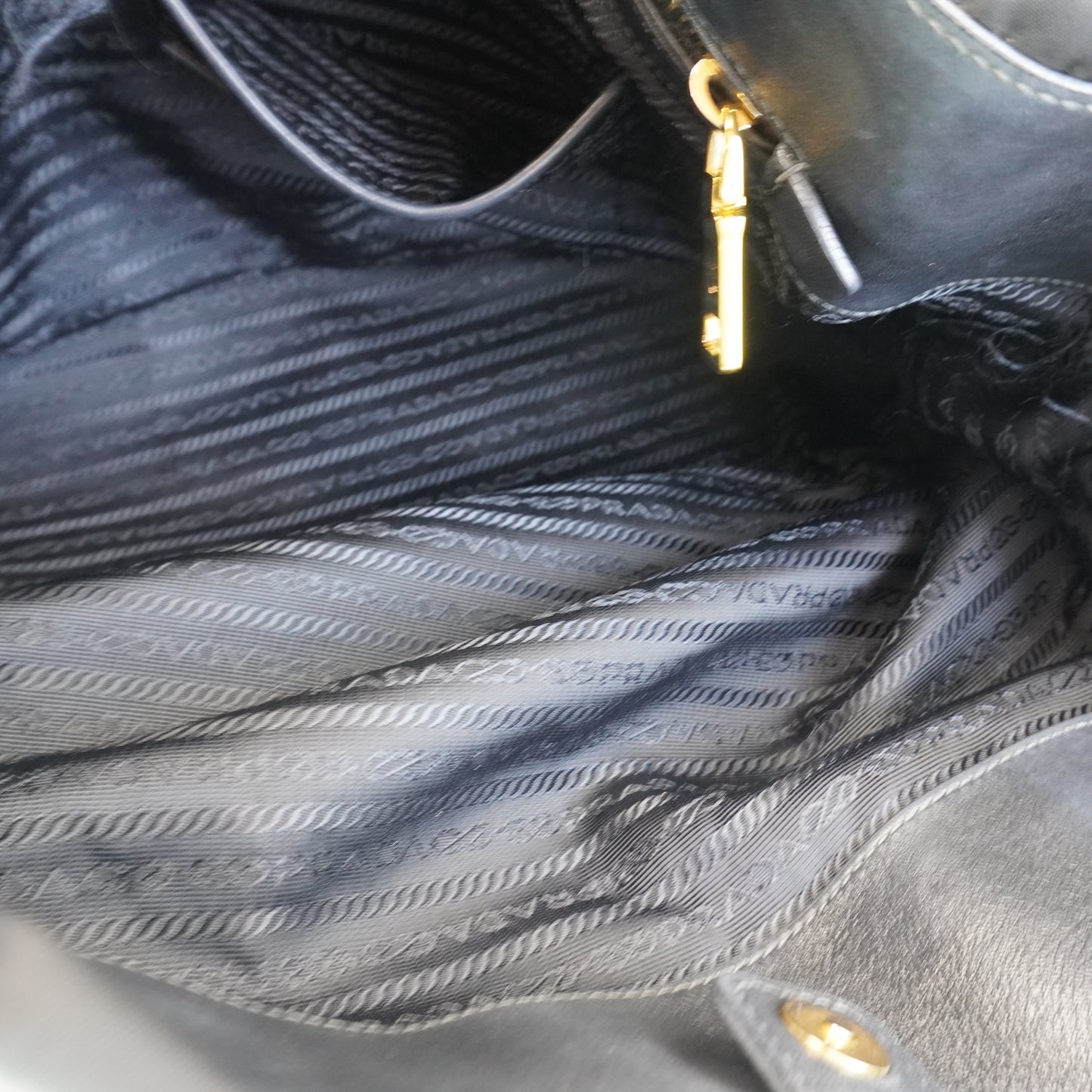 Prada Tessuto Nylon Tote Black