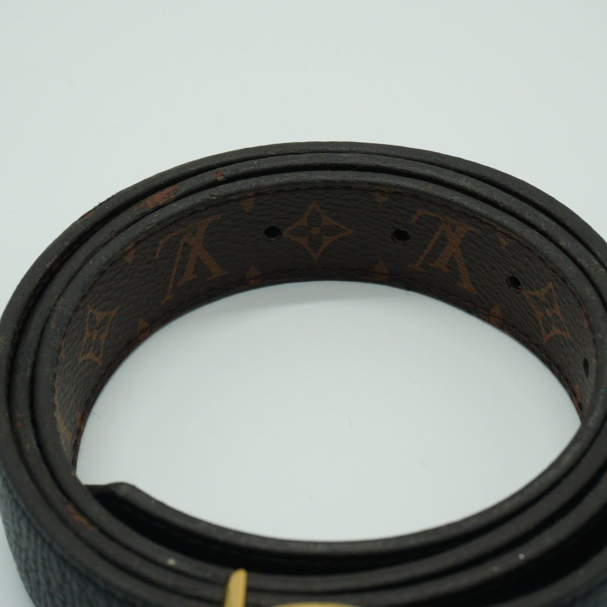 Louis Vuitton Circle Reversilbe Belt Size 85 GHW