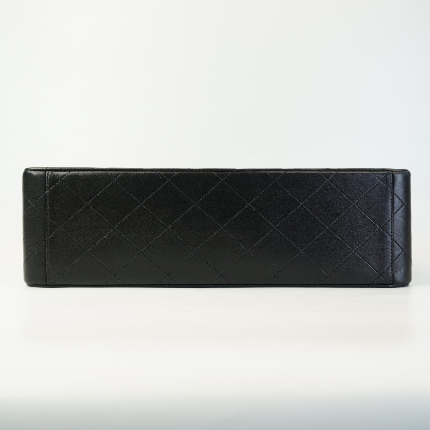 Chanel Vintage Classic Single Flap Maxi Jumbo Black GHW