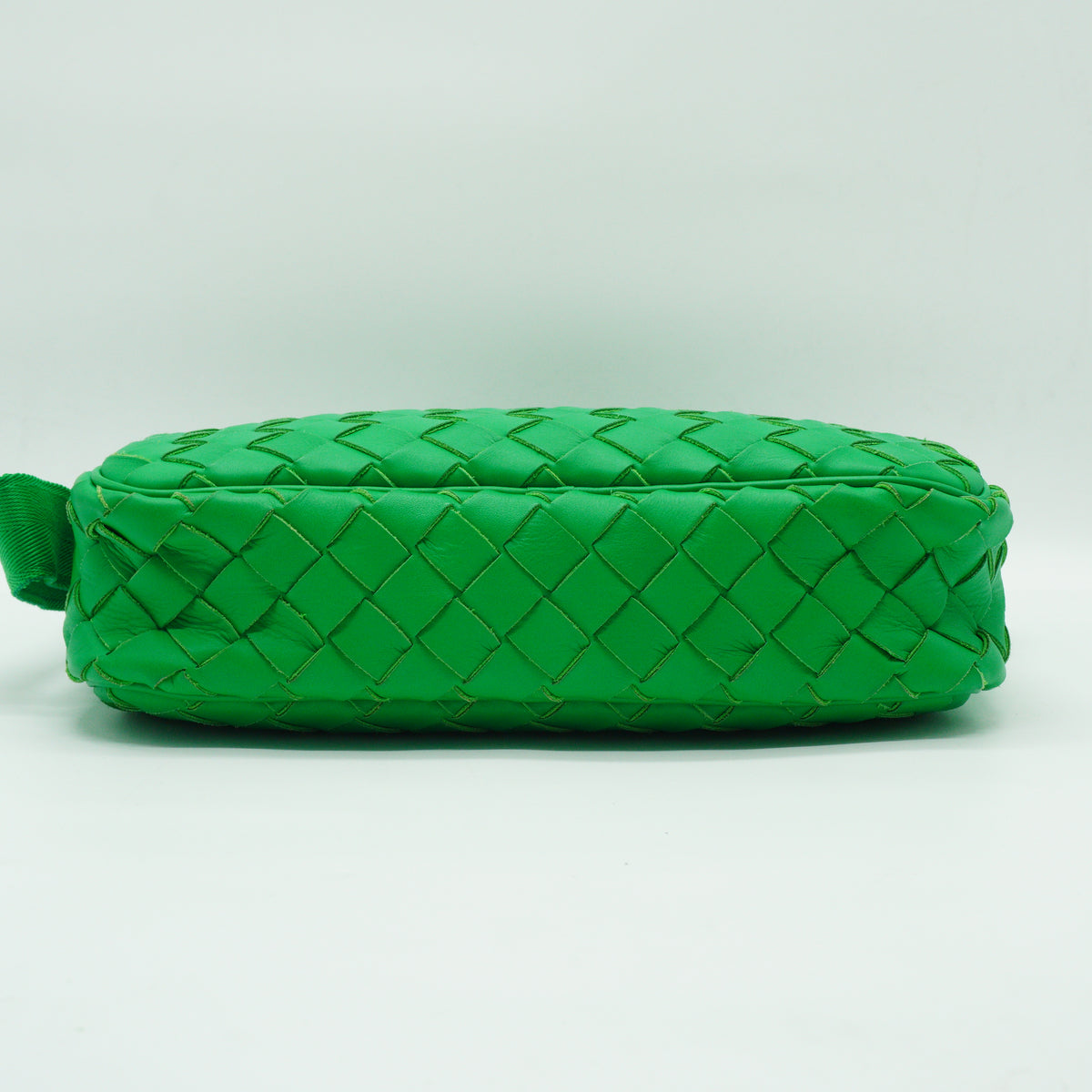 Bottega Veneta Intrecciato Camera Bag Green Small SHW