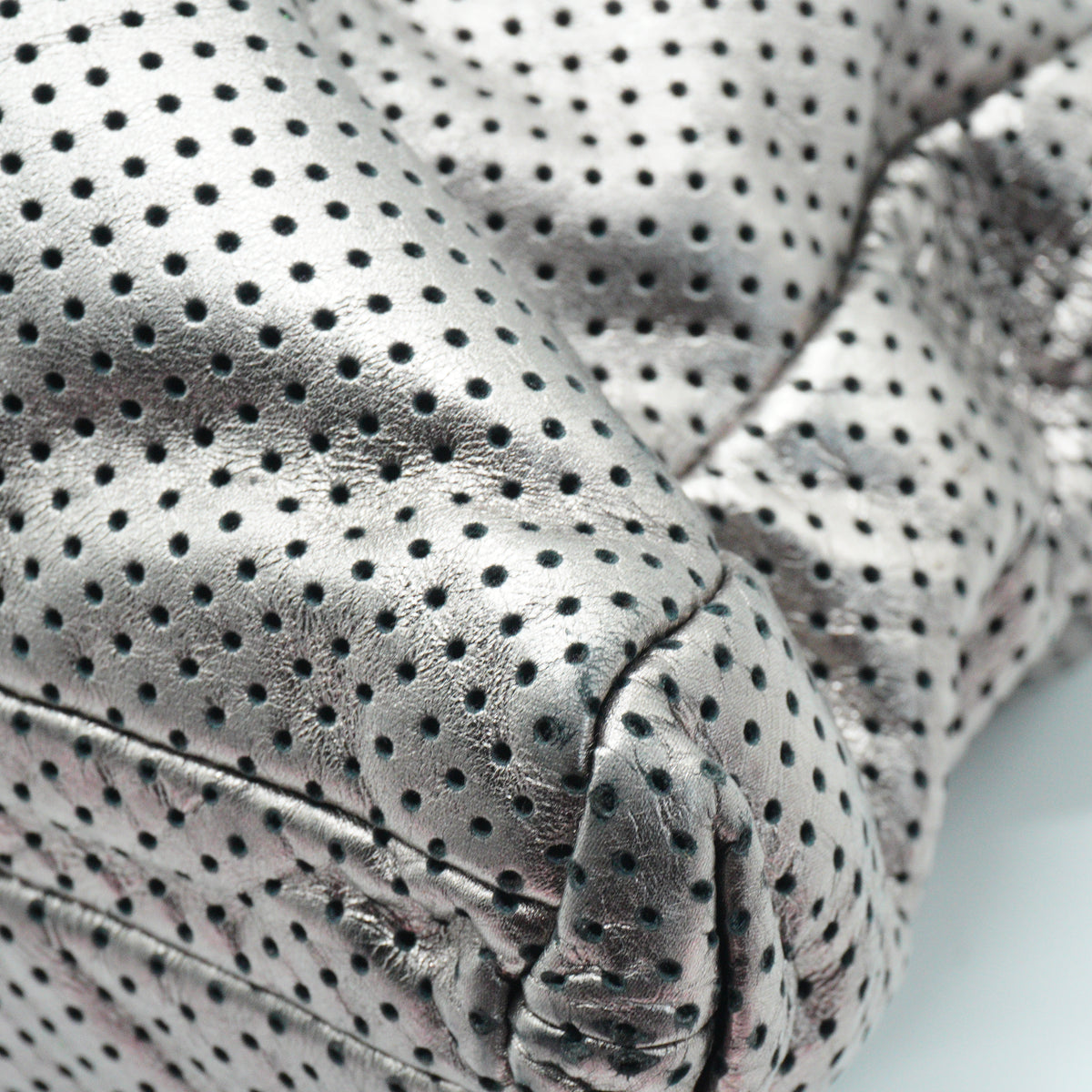 Chanel Perforated Medium Metallic Tote bag GSHW