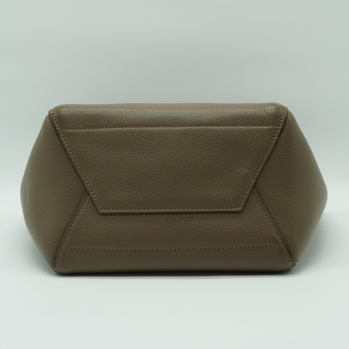 Celine Sangle Bucket Small Grained Calfskin Taupe GHW