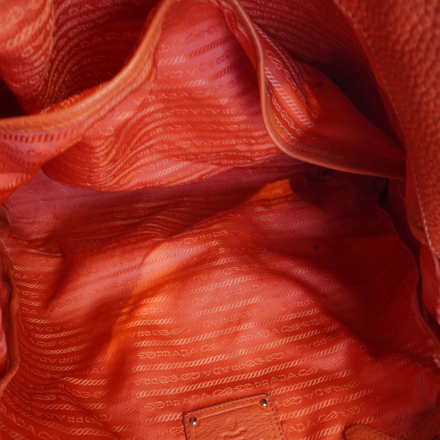Prada Vitello Daino Convetible Shopping Tote SHW Large