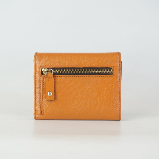 Loewe Anagram Trifold Wallet Orange