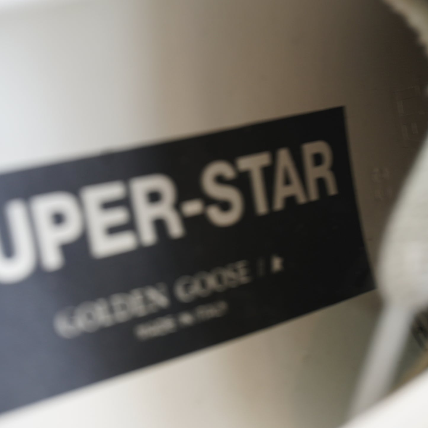 Golden Goose Super-Star Grey Suede with Dark Glitter Star size 38