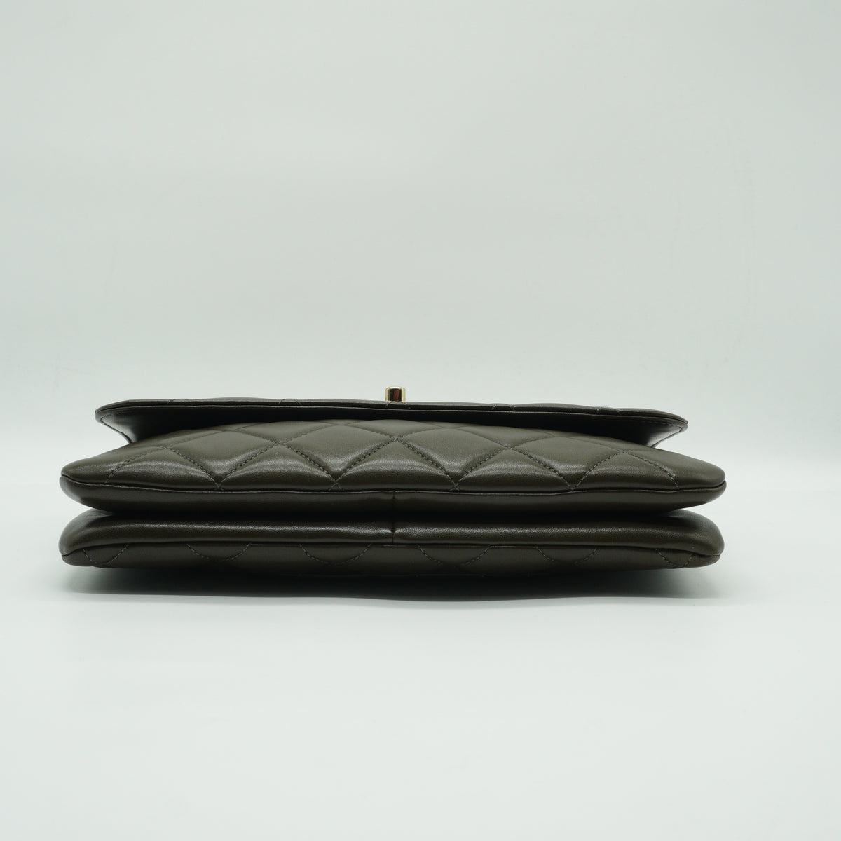 Chanel Trendy CC Flap Lambskin Small Olive Green GHW