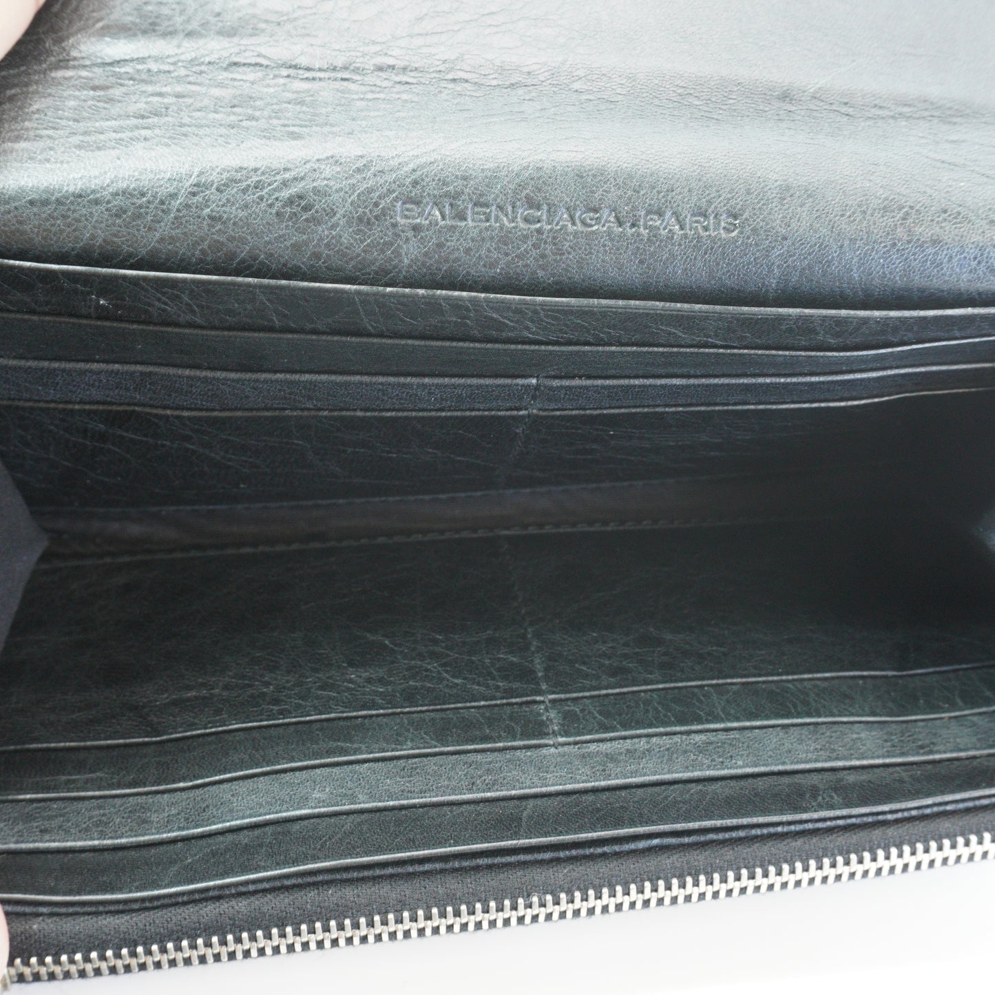 Balenciaga Giant 12 Money Wallet Black