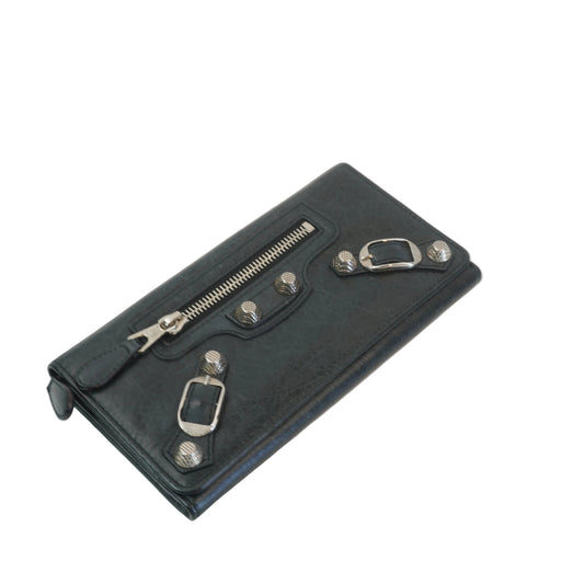 Balenciaga Giant 12 Money Wallet Black