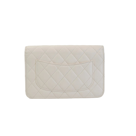 Chanel Classic Wallet On Chain GHW Small