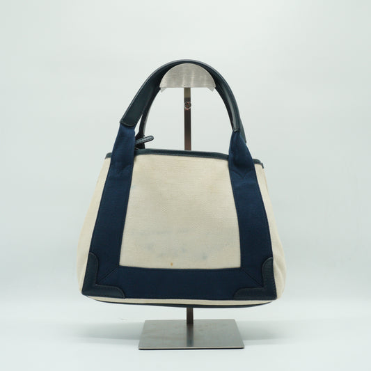 Balenciaga Navy Cabas tote bag Small SHW