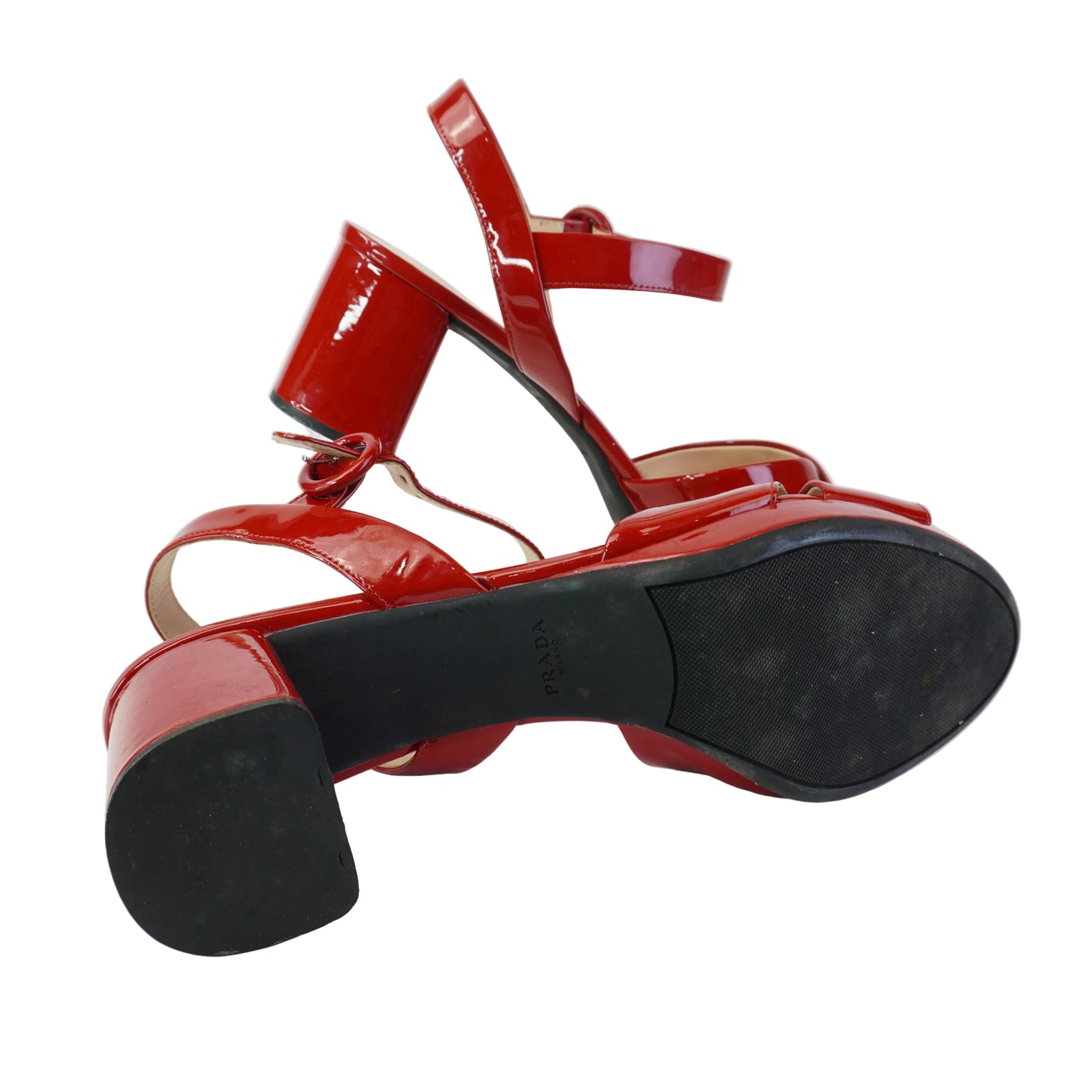 Prada Red Heels Size 41