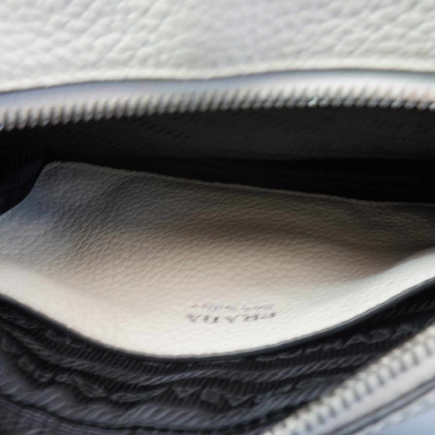 Prada Flou Leather Camera Bag