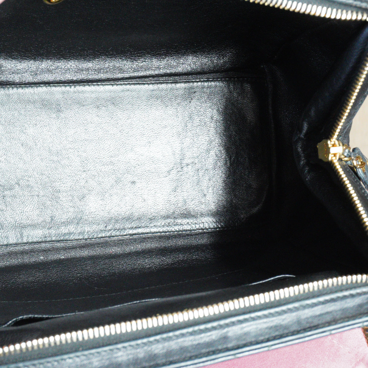 Chanel Black Quilted Lambskin Black Medium GHW