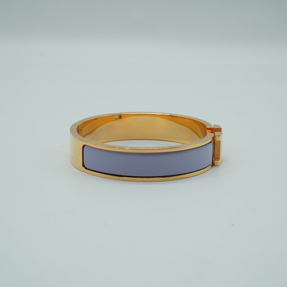 Hermes Clic H Bracelet Gold/Lavender
