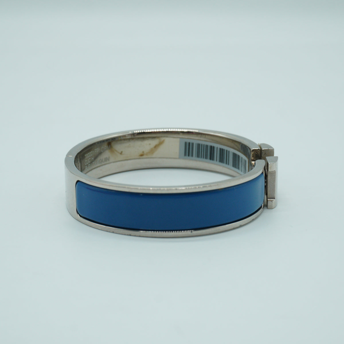 Hermes Clic H Bracelet Silver/Blue