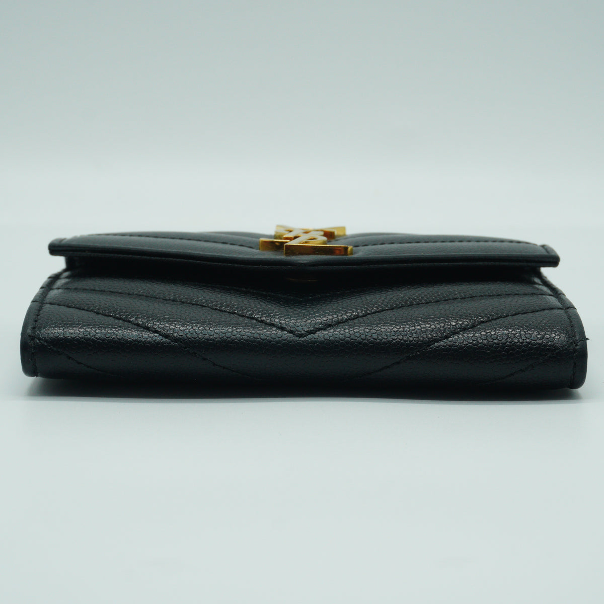 YSL Envelope Wallet Black GHW