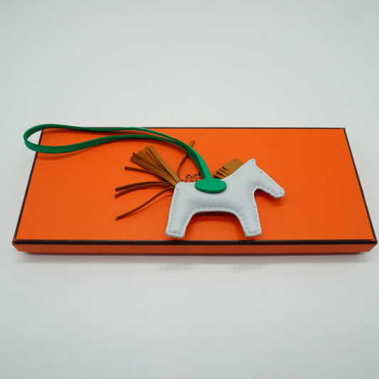 Hermes Rodeo PM Bag Charm (Mustard, Off White, Pink)