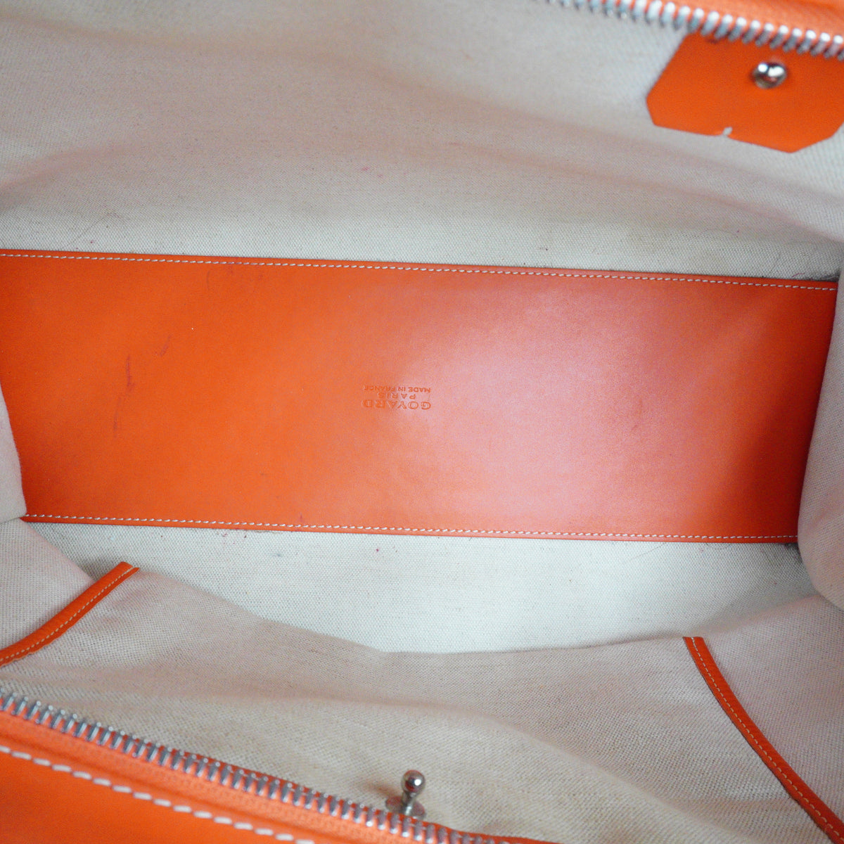 Goyard Marquises Tote Bag Orange Medium SHW