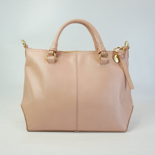 Chloe Emy Shoulder Bag Pink Medium GHW