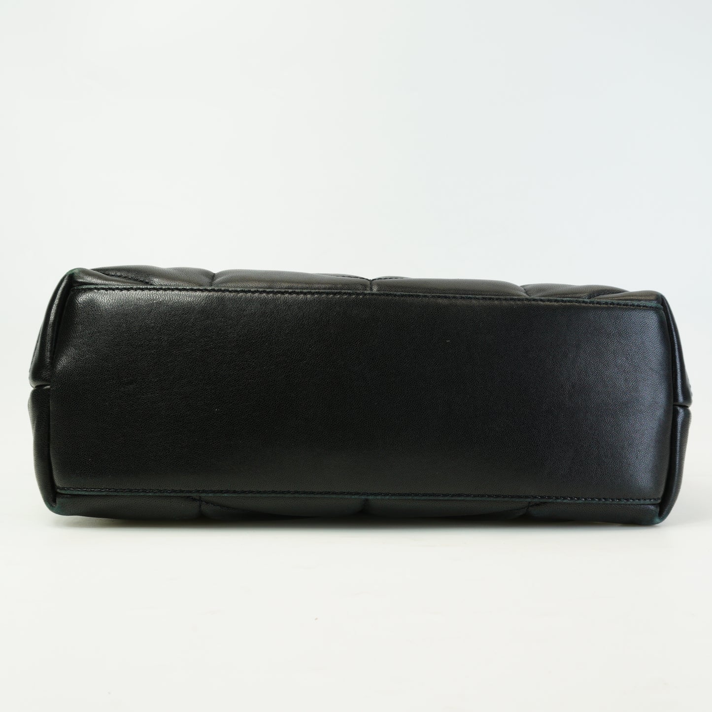 YSL Black qiulted Lambskin Puffer toy Bag MHW