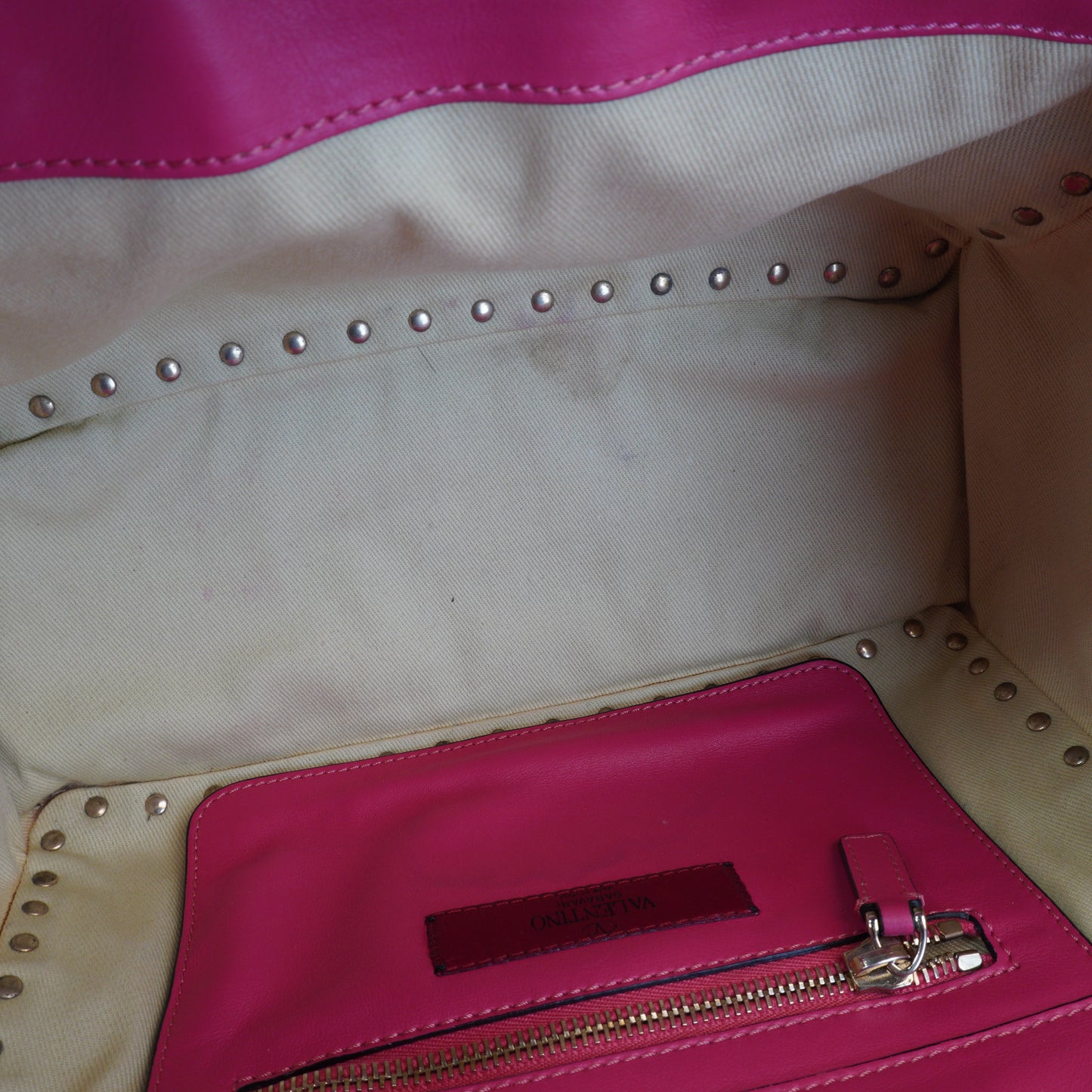 Valentino Rockstud Tote Bag GHW Medium