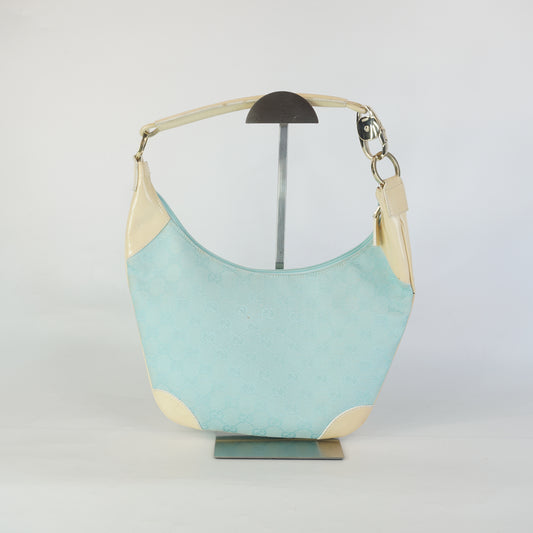 Gucci GG Mono Canvas Hobo GHW Small