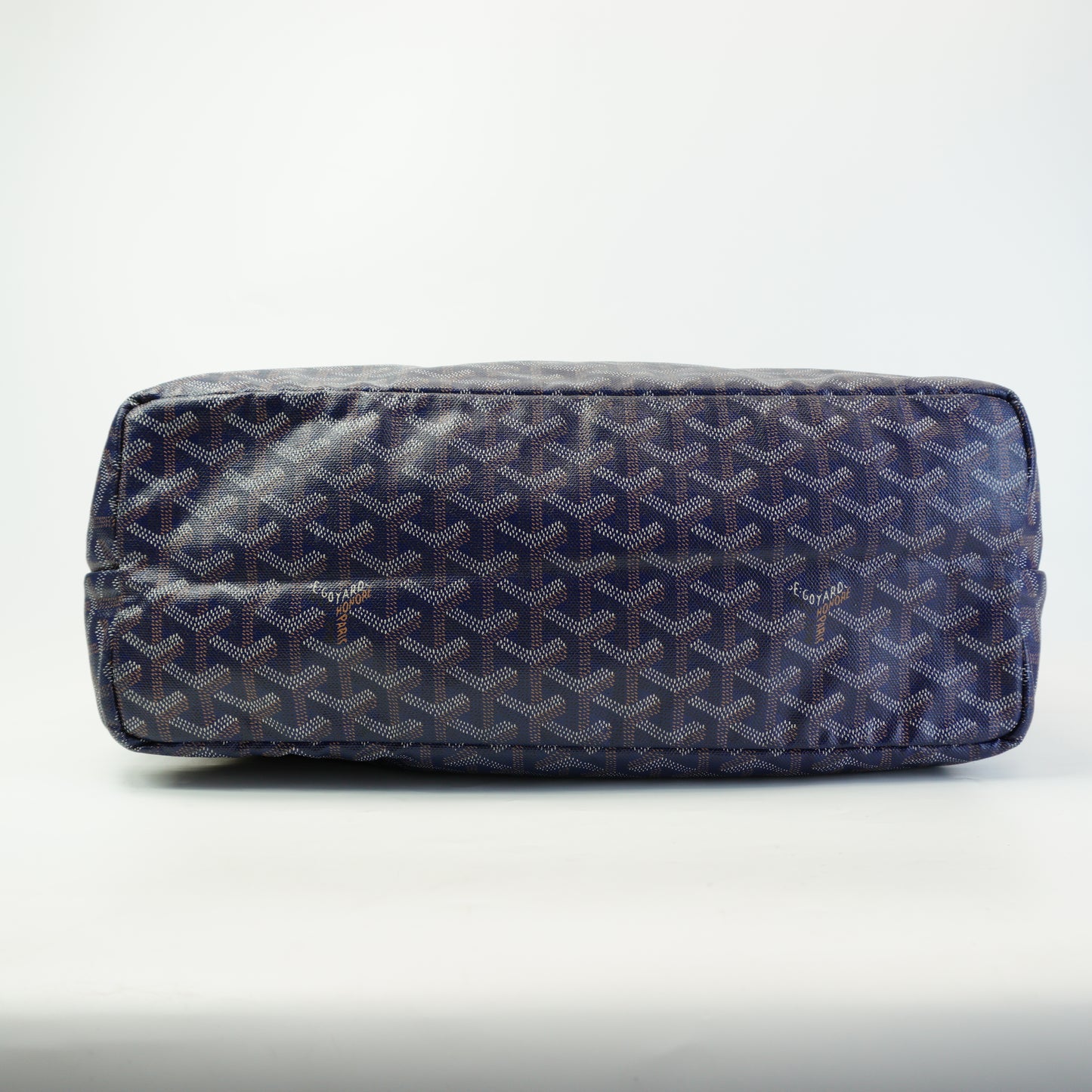 Goyard Saint Louis PM Tote SHW Navy Blue