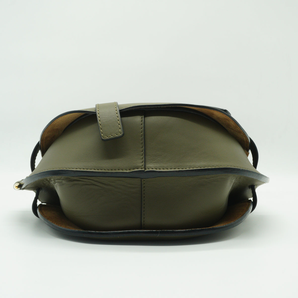 Loewe Gate Dual Bag Olive Green Small GHW