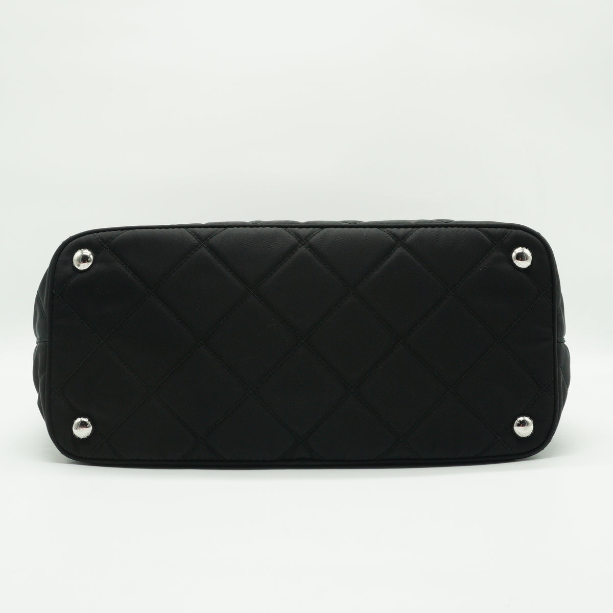 Prada Tessuto Chain Medium Black SHW