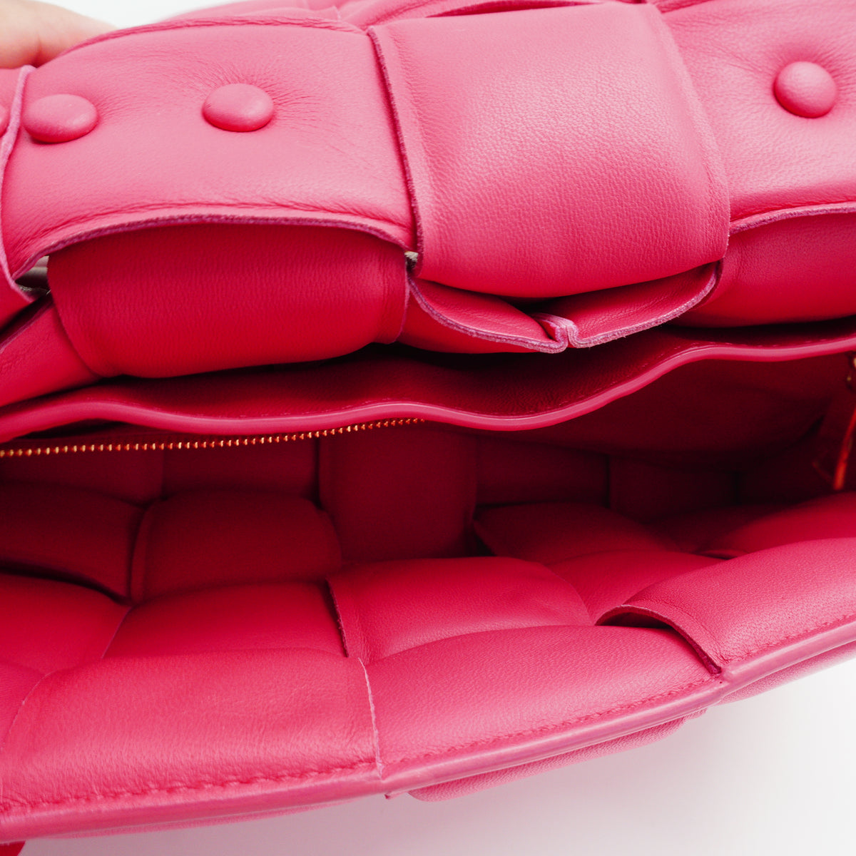Bottega Veneta Padded Cassette Small Pink GHW