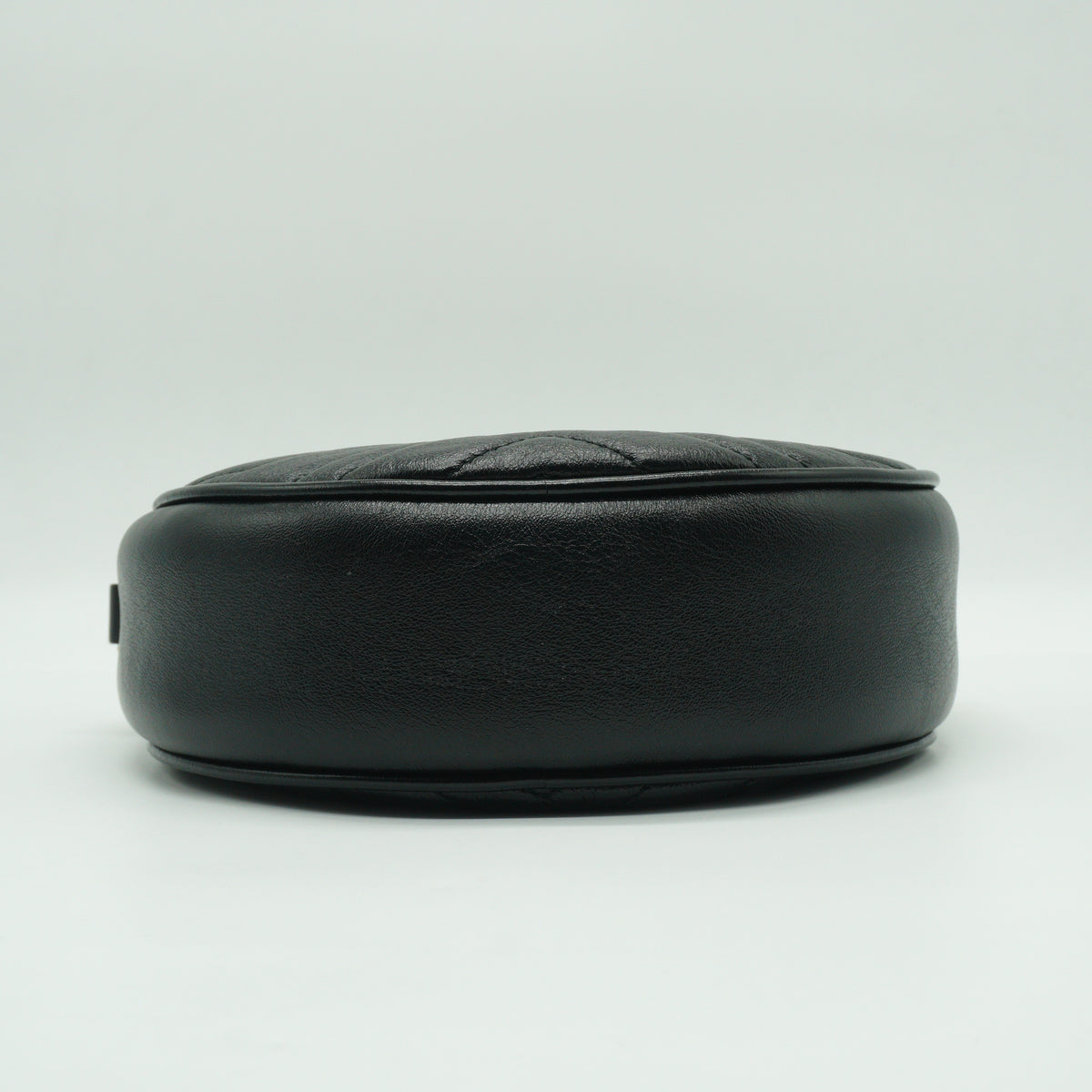 Gucci Marmont Round Shoulder Bag Mini black GHW