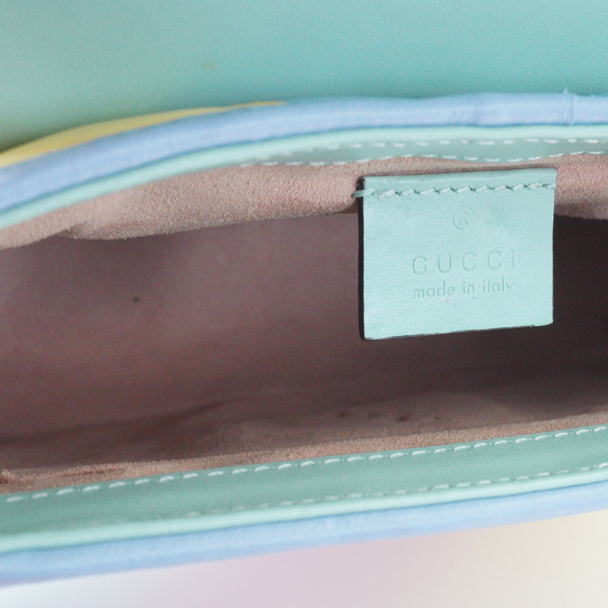 Gucci GG Marmont Small Multicolor Pastel SHW