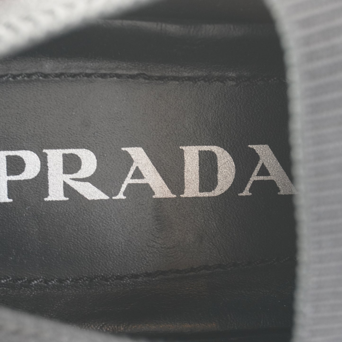 Prada Knit Snip on Sneakers size 36