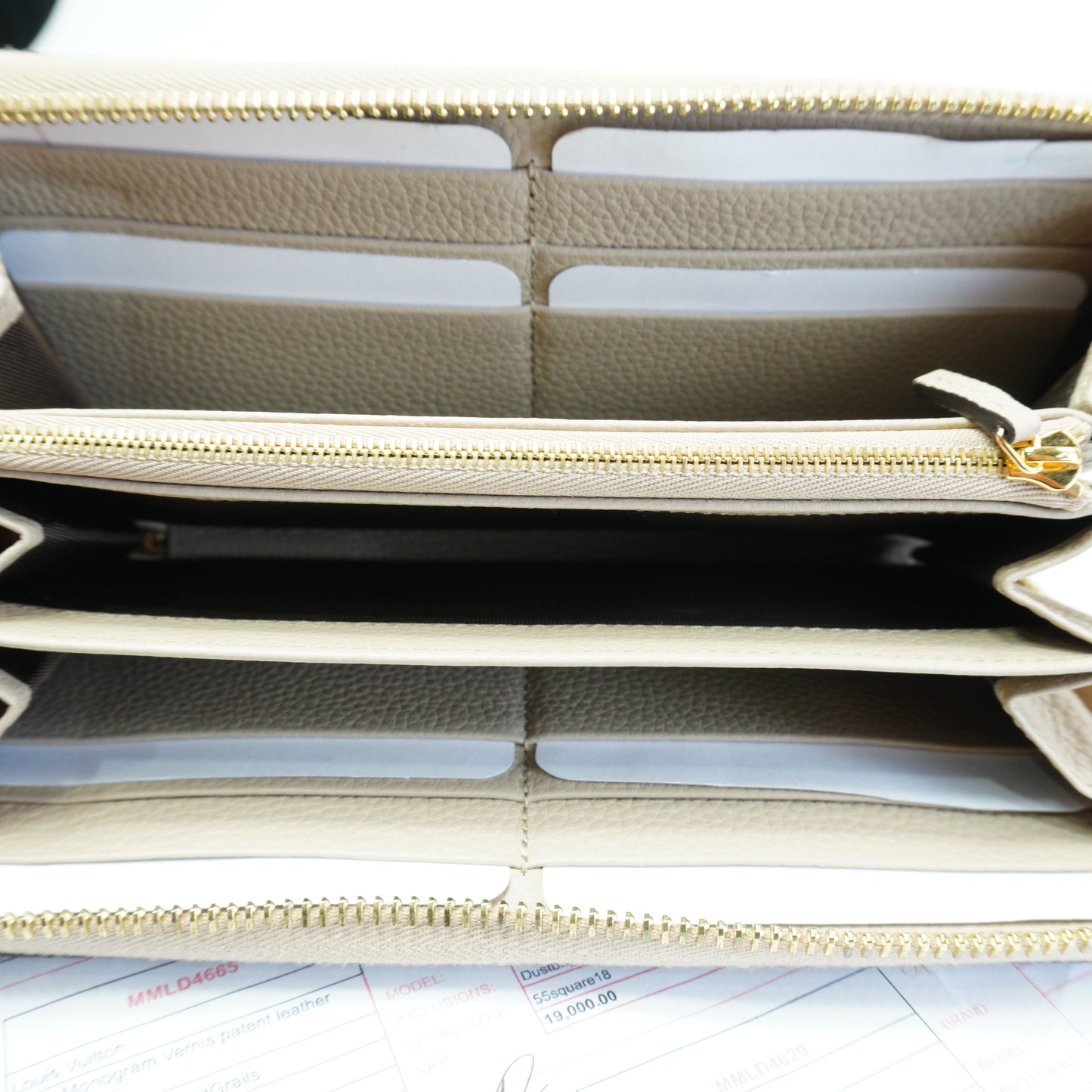 Gucci GG Marmont Zip Around Wallet GHW
