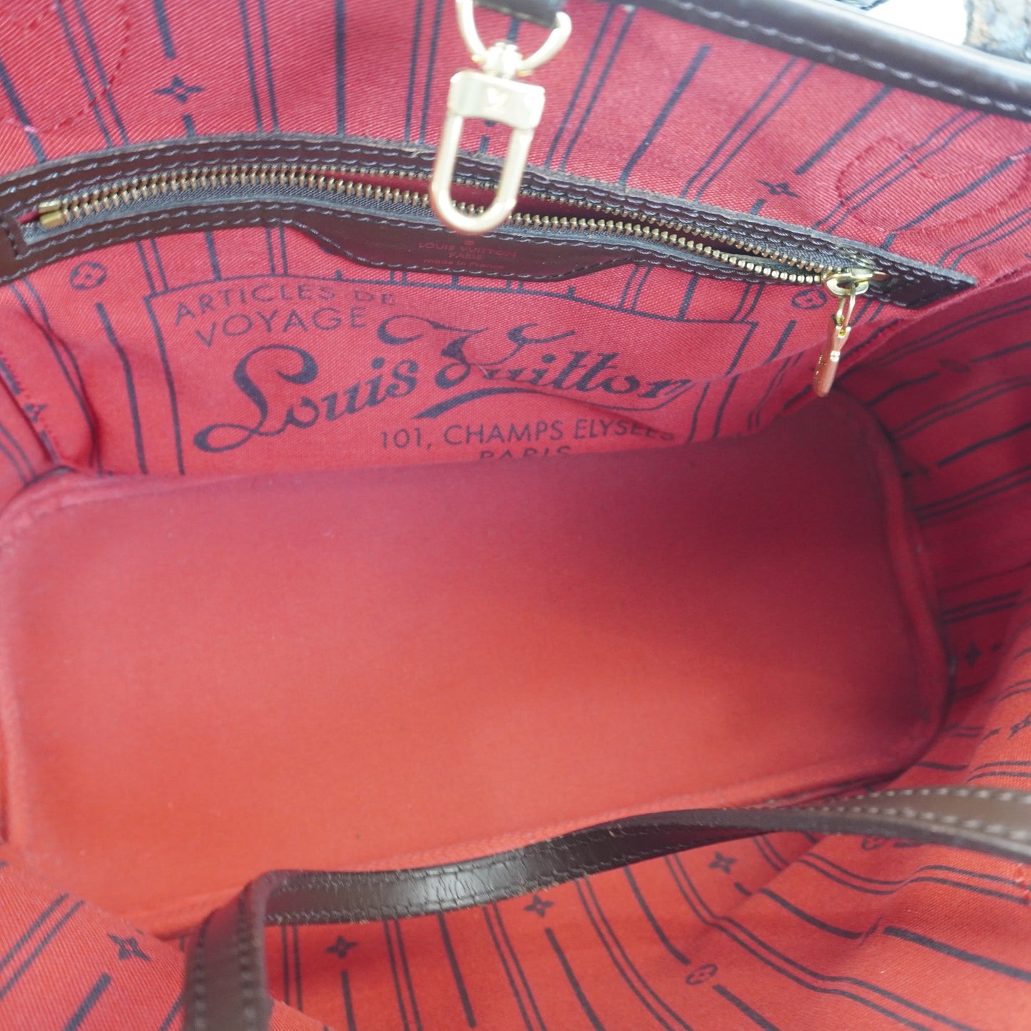 Louis Vuitton Neverfull Tote DE PM GHW